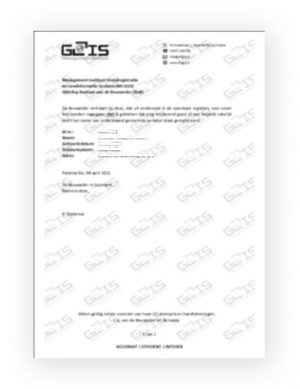 Verklaring van geen onroerend goed